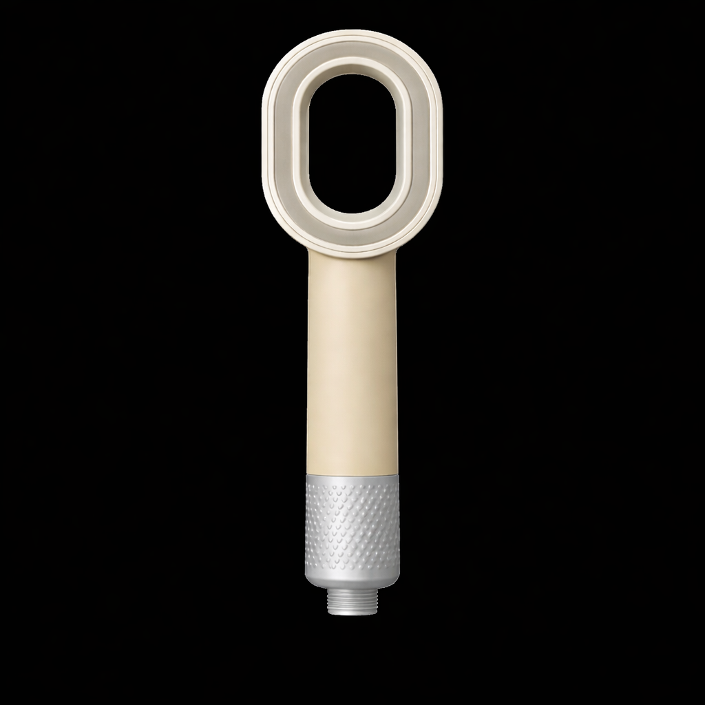 Pommeau de Douche Filtrant Beige lin